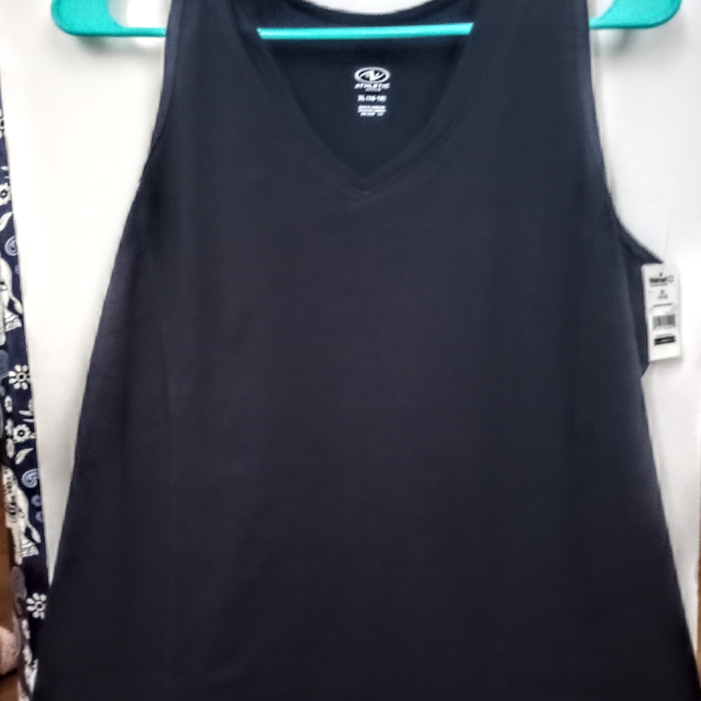 Athletic Works Navy Blue Tank Top